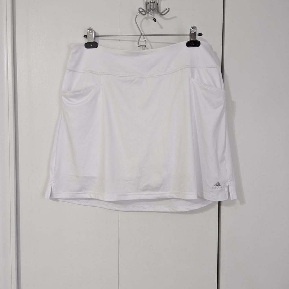 Adidas White Sports Skirt